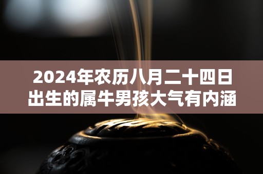 2024年农历八月二十四日出生的属牛男孩大气有内涵的名字大全