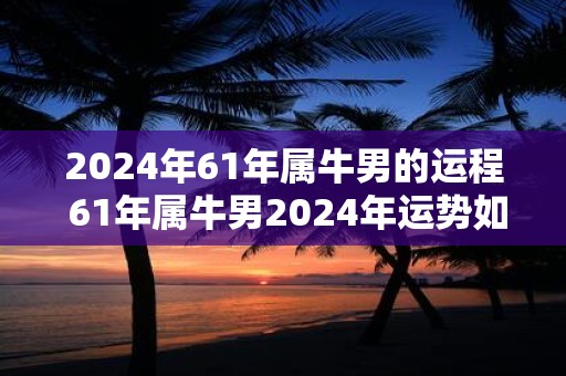 2024年61年属牛男的运程 61年属牛男2024年运势如何