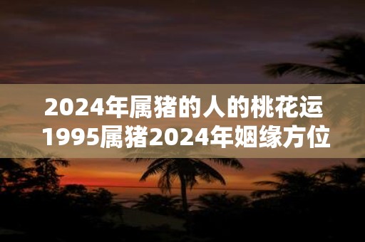 2024年属猪的人的桃花运 1995属猪2024年姻缘方位