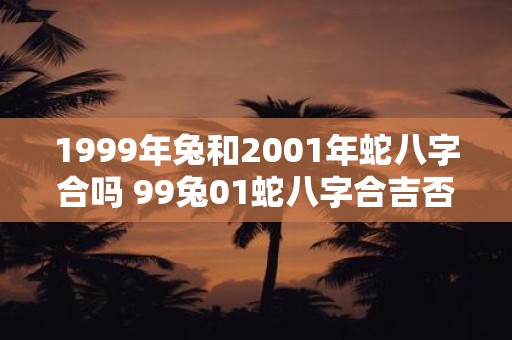 1999年兔和2001年蛇八字合吗 99兔01蛇八字合吉否