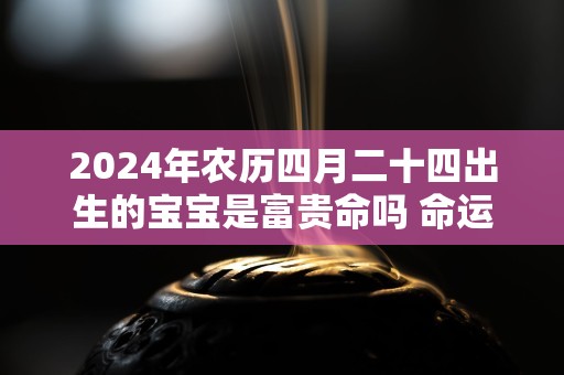 2024年农历四月二十四出生的宝宝是富贵命吗 命运好不好