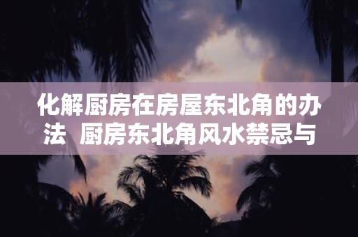 化解厨房在房屋东北角的办法  厨房东北角风水禁忌与破解教程