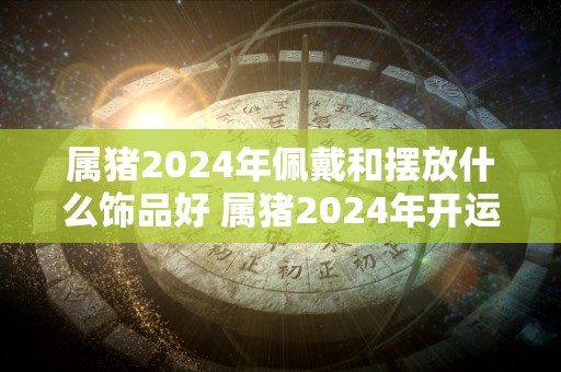 属猪2024年佩戴和摆放什么饰品好 属猪2024年开运吉祥物